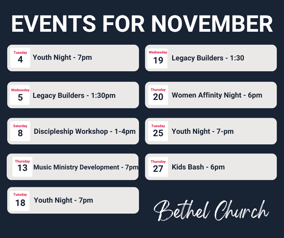 November Events 2025