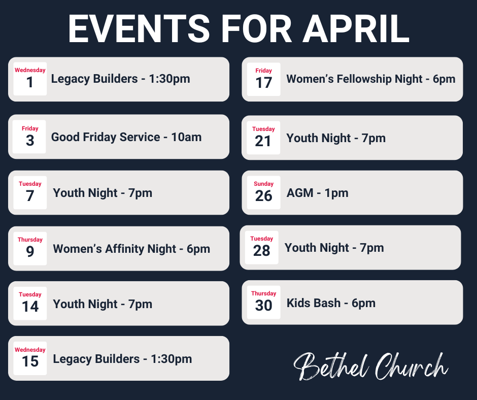 April Events 2026
