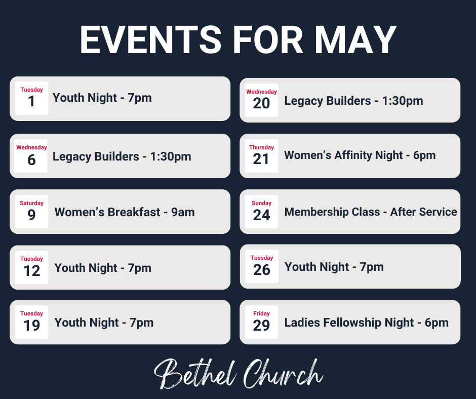 May Events 2026 - FB