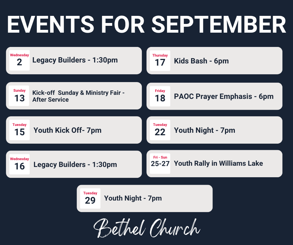 September Events 2026- FB